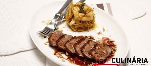 Receita de pato lacado com Vinho do Porto