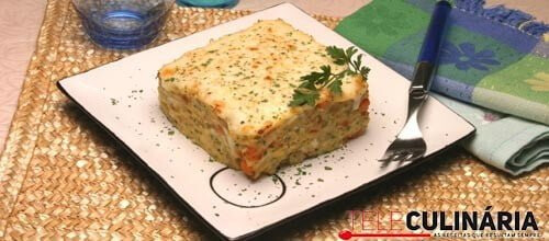 Bacalhau com requeijão e aipo