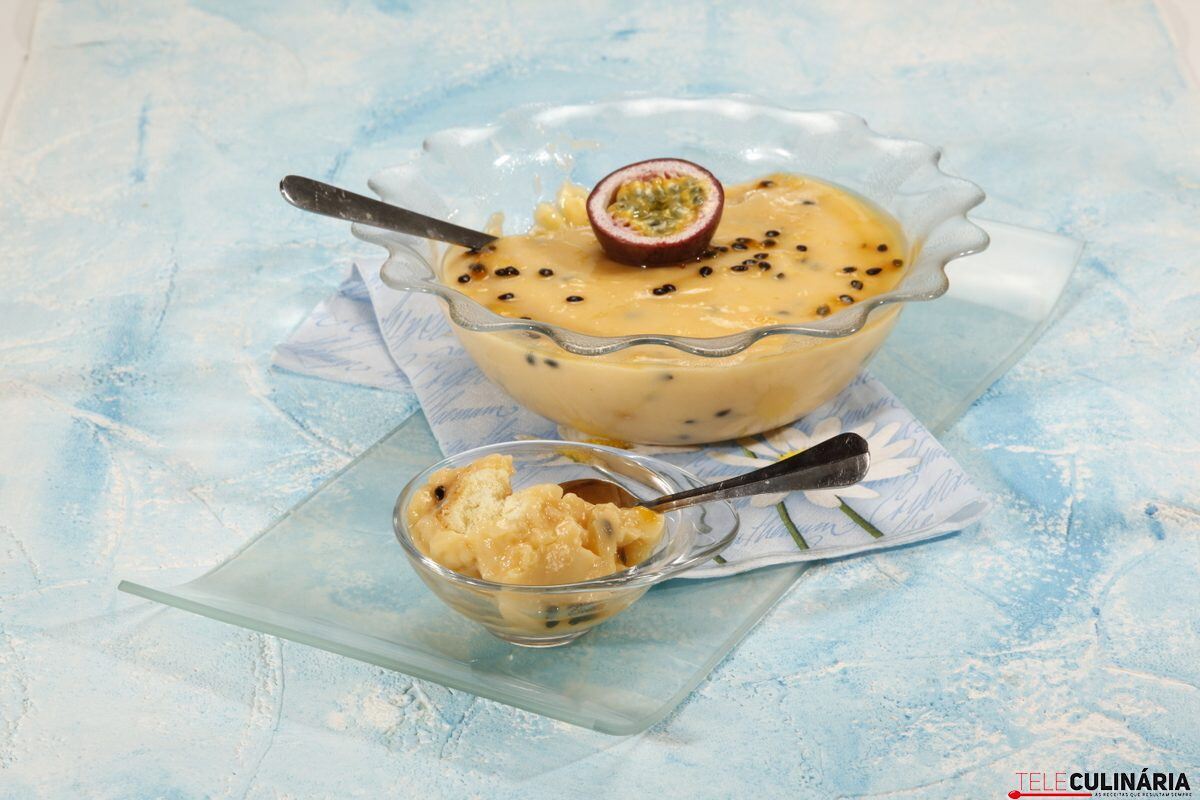 Sobremesa fácil de maracujá