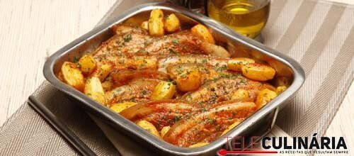 Entremeadas marinadas em pimentão