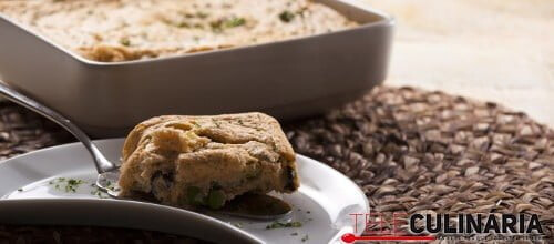 Torta de atum no microondas