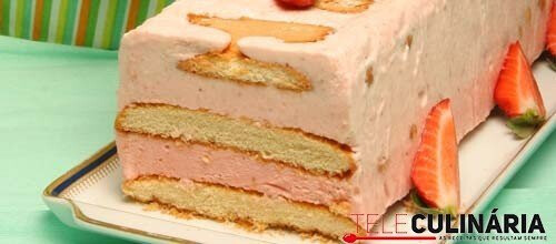 Semifrio de morangos