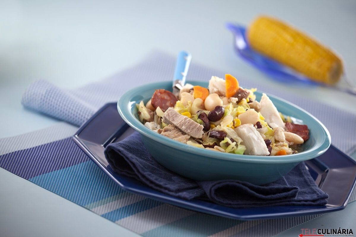 Cachupa económica de peixe