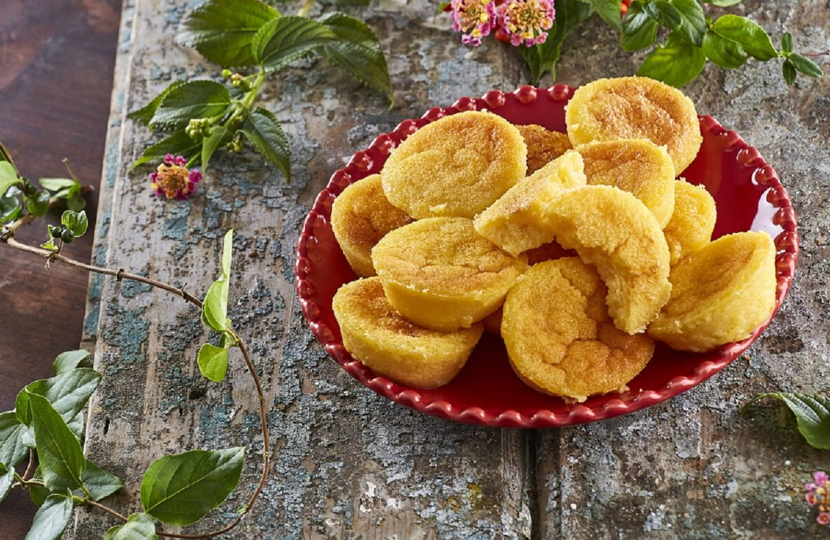 Queijadinhas de laranja