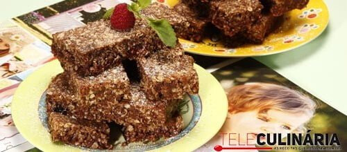 Barrinhas de aveia com doce