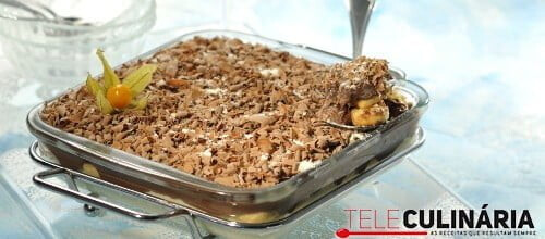 Delícia de leite em pó com chocolate