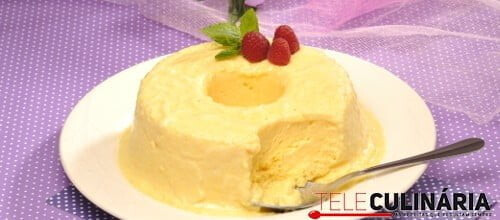 Pudim fofo abaunilhado