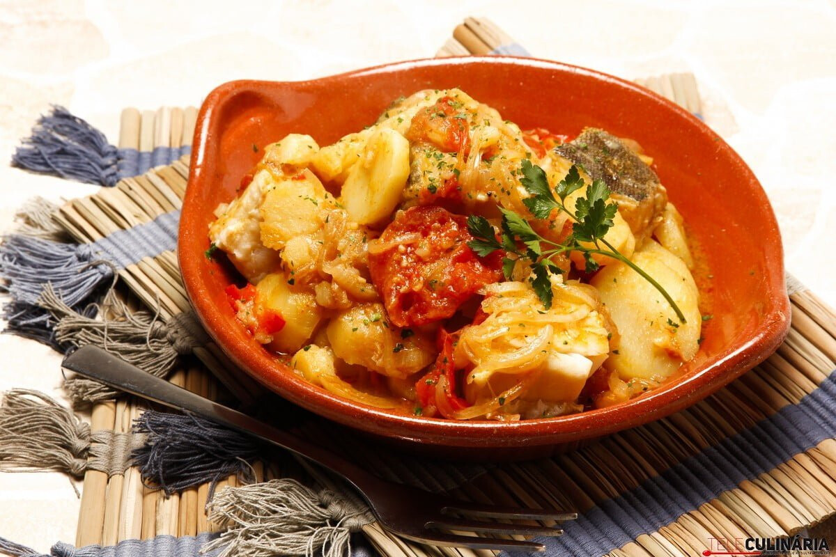 Ensopado de bacalhau