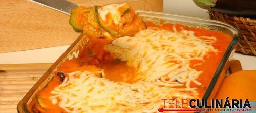 Lasanha de atum com courgettes e beringelas