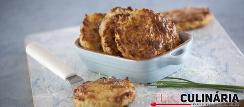 Blinis de arroz no forno