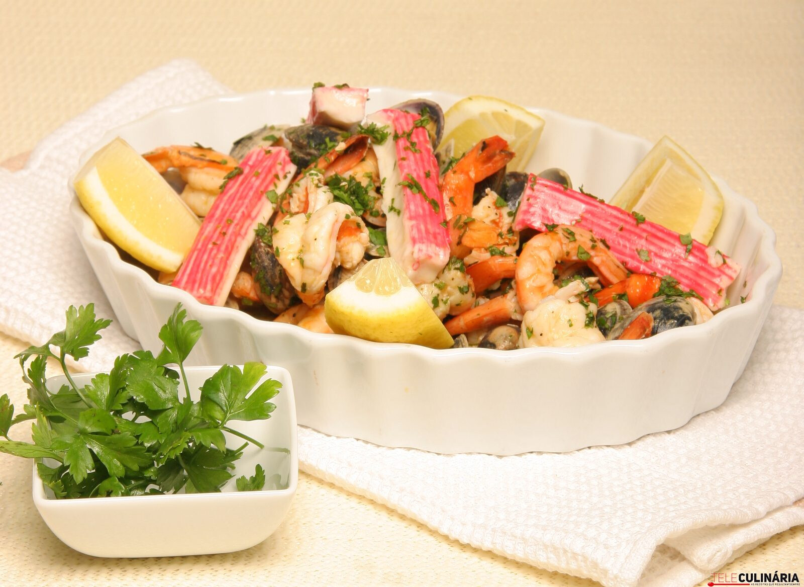 Misto de mariscos salteados