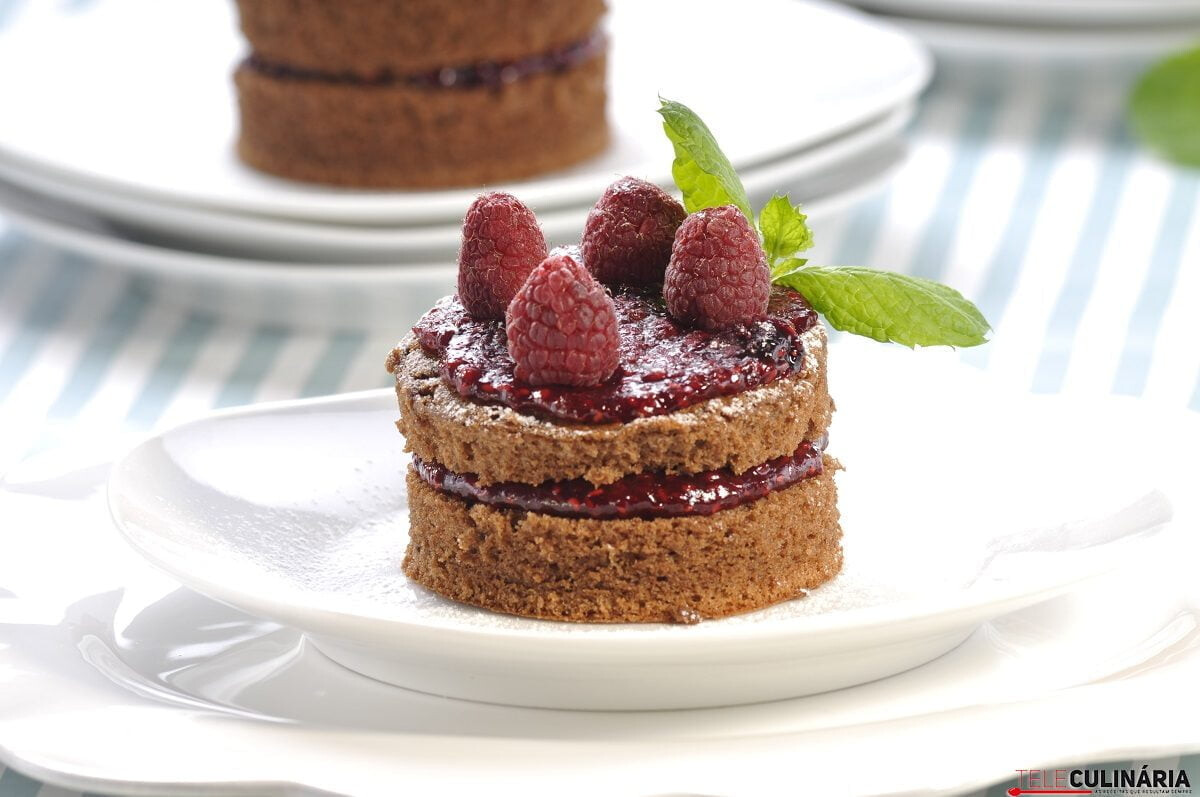 Bolinhos de framboesa