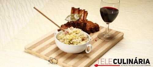 Arroz de couve com bacon