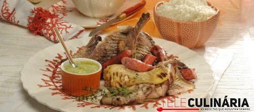 Grelhada de carne marinada