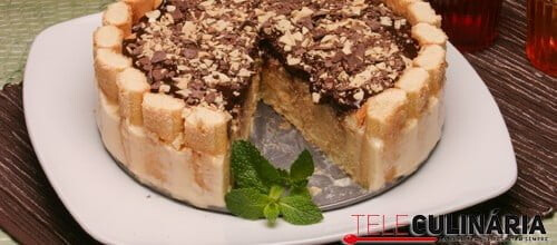 Charlotte de dois chocolates