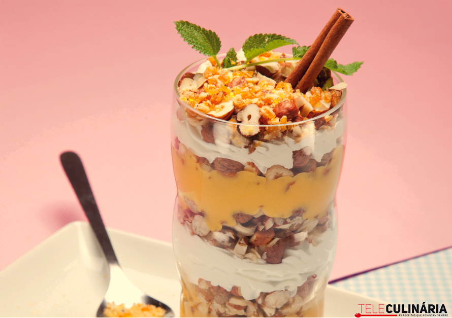 Triffle de creme de limão praliné