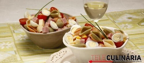 Salada de pasta primaveril