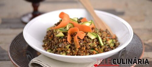 Lentilhas com legumes