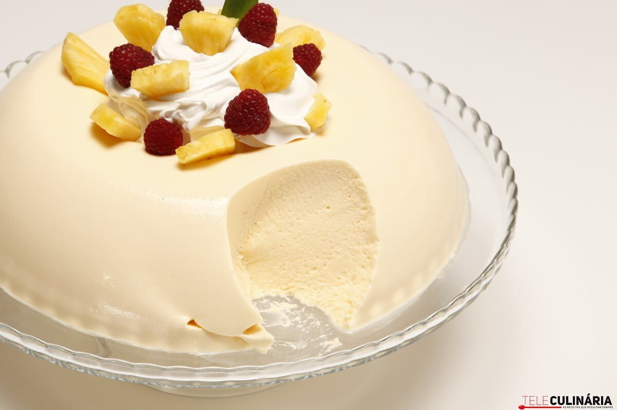 Bavaroise de natas com ananás