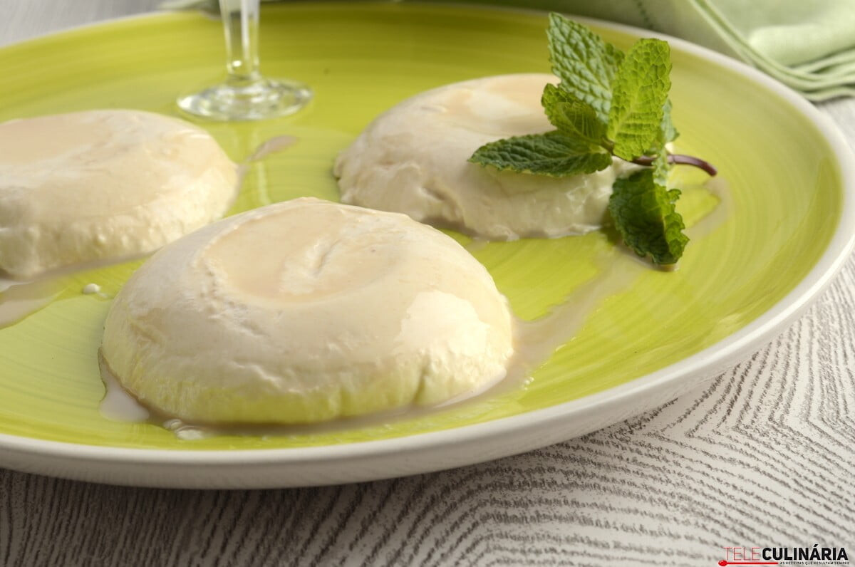 Panacotta de creme de licor de whisky