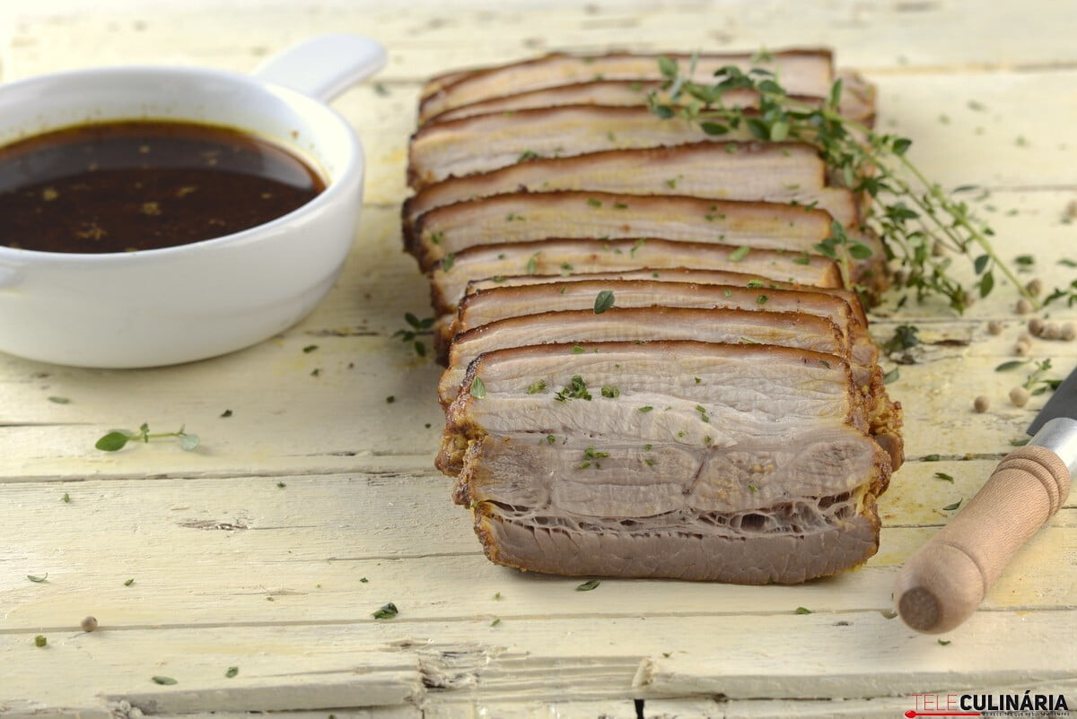 Manta de porco agridoce