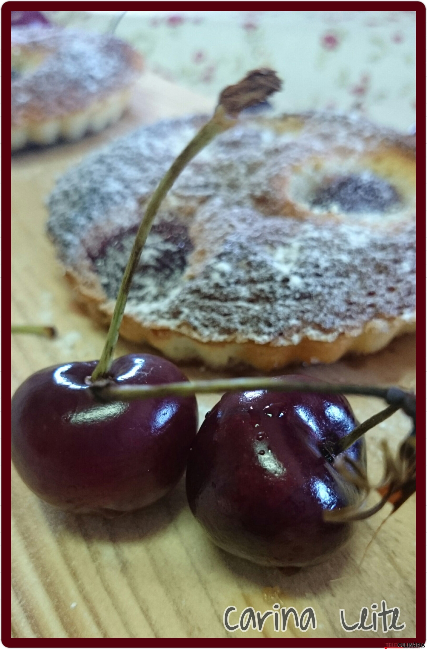 Mini – Clafoutis de Cereja Sem Glúten