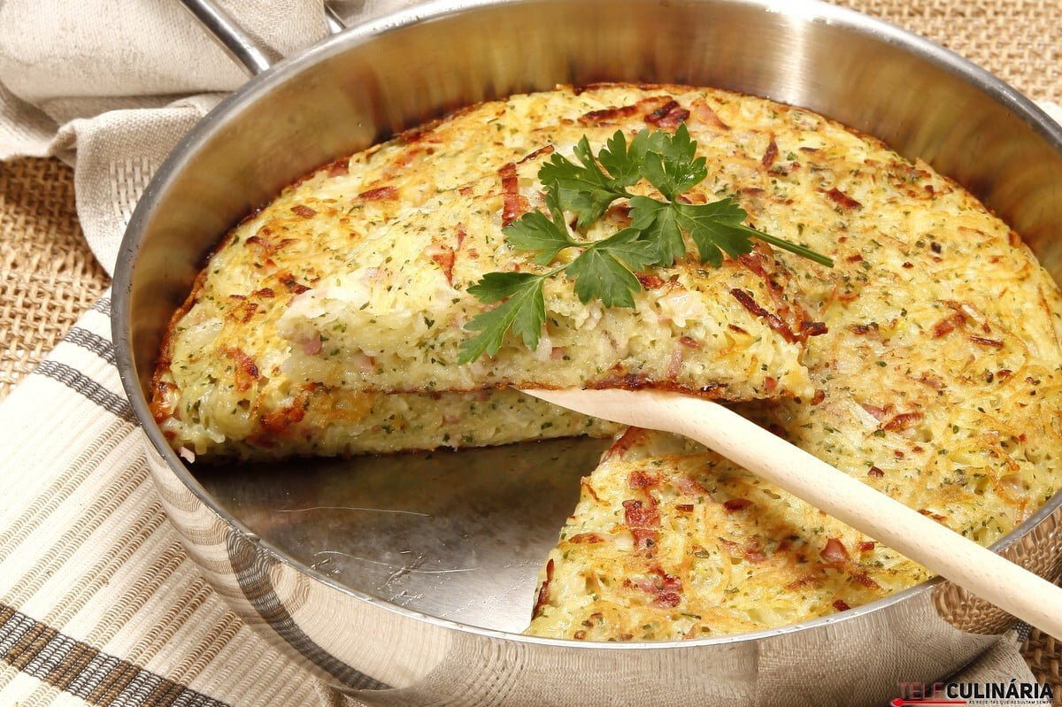 Rosti de batata com bacon