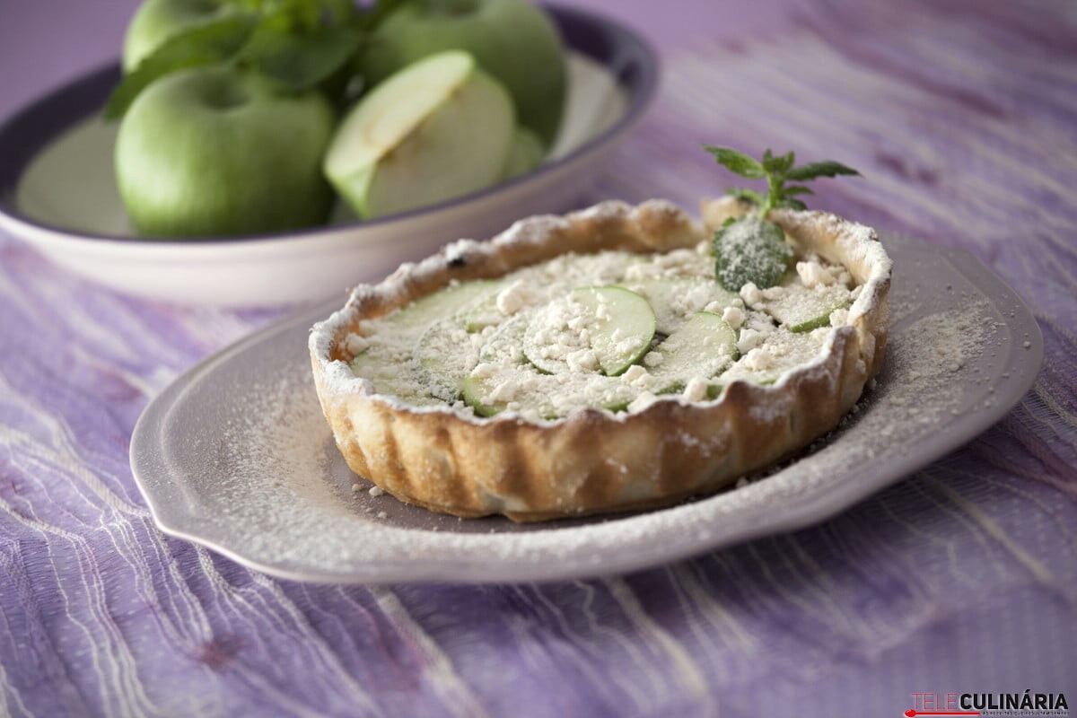 Tarte de maçã verde