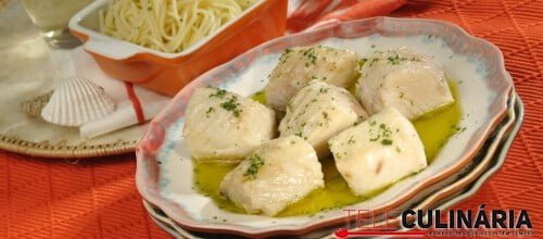 Bacalhau confitado - robot de cozinha