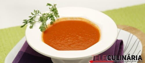 Gaspacho receita rápida