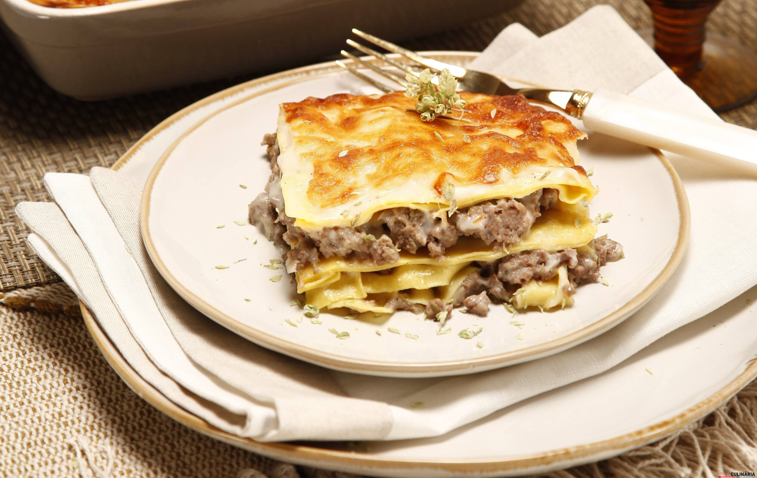 Lasanha de carne (para robot de cozinha)
