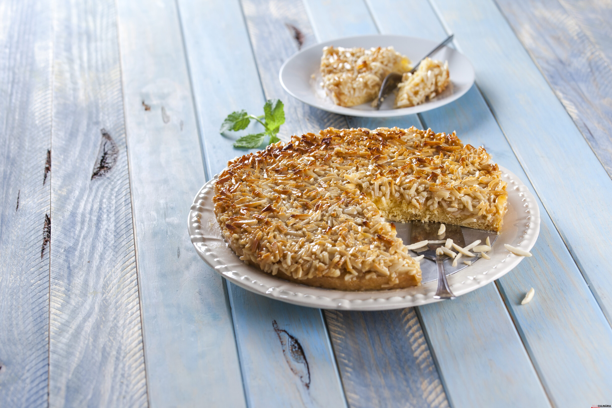 Tarte de amêndoa (robot de cozinha)