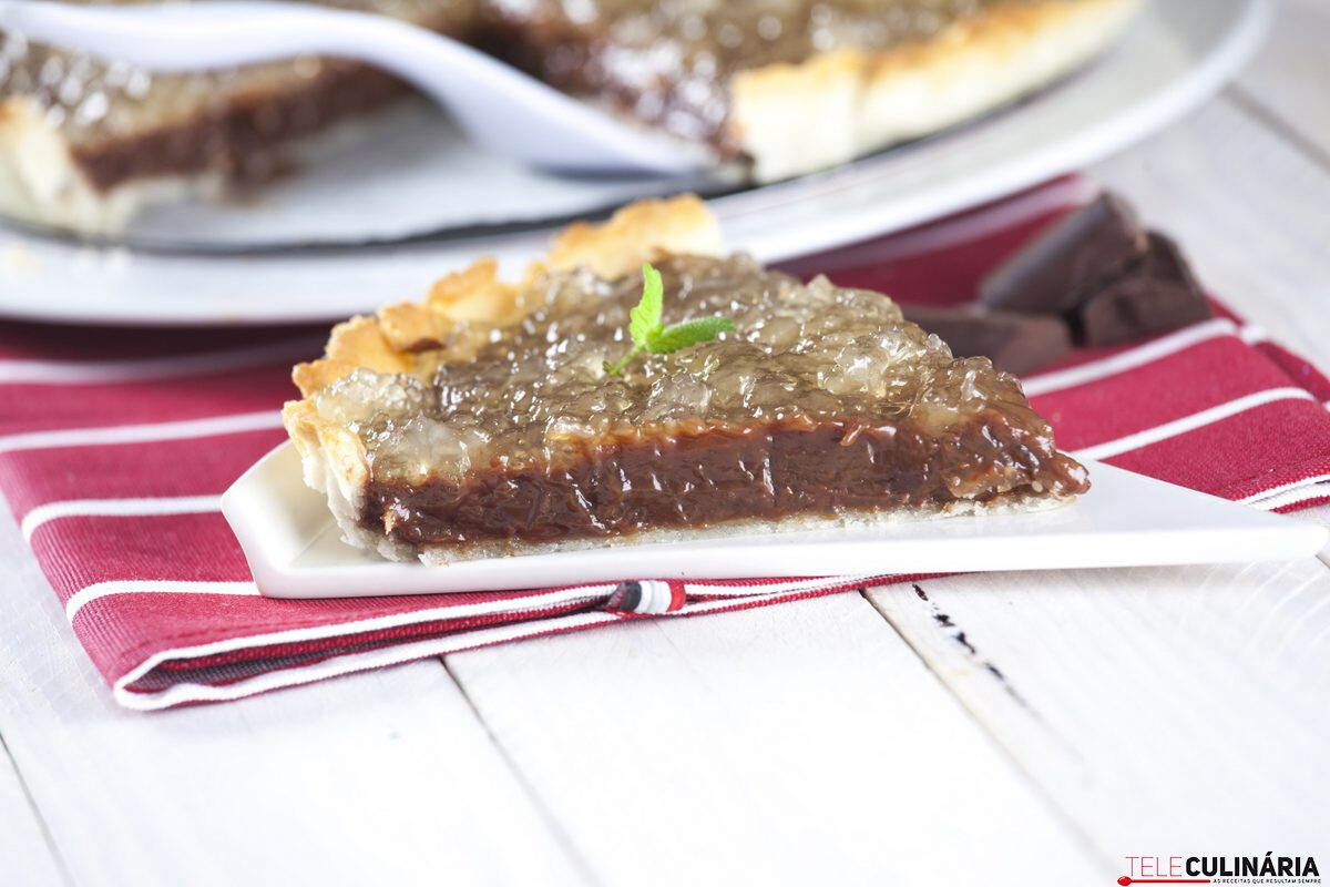 Tarte com recheio de gila