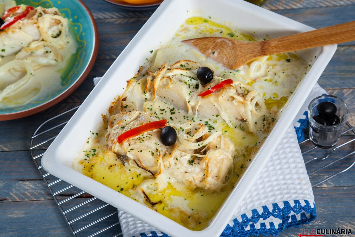 Receita de bacalhau cremoso