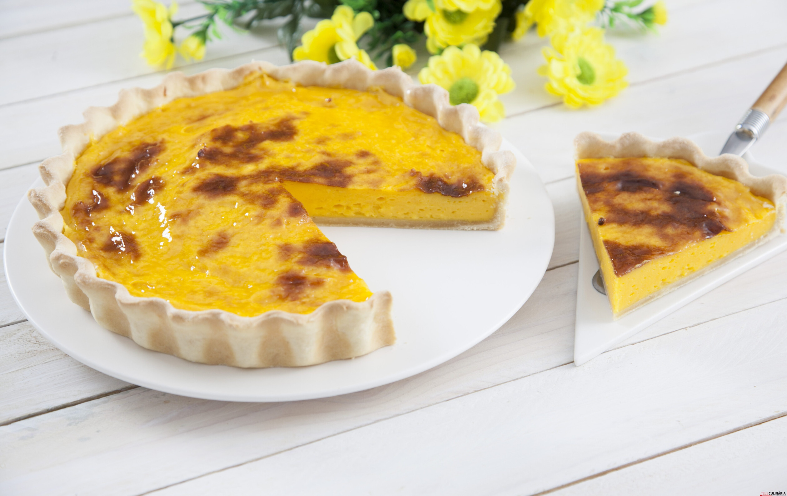 Tarte pastel de nata (robot de cozinha)