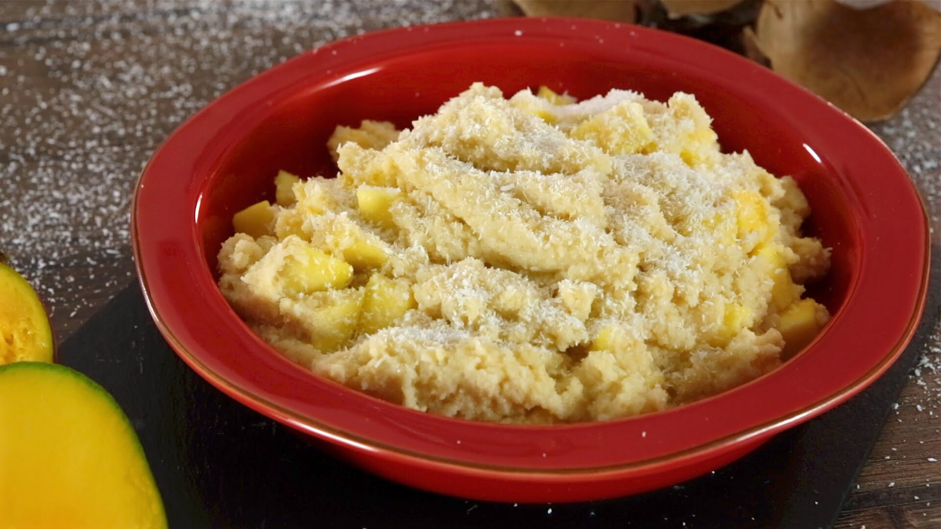 Doce de manga e coco