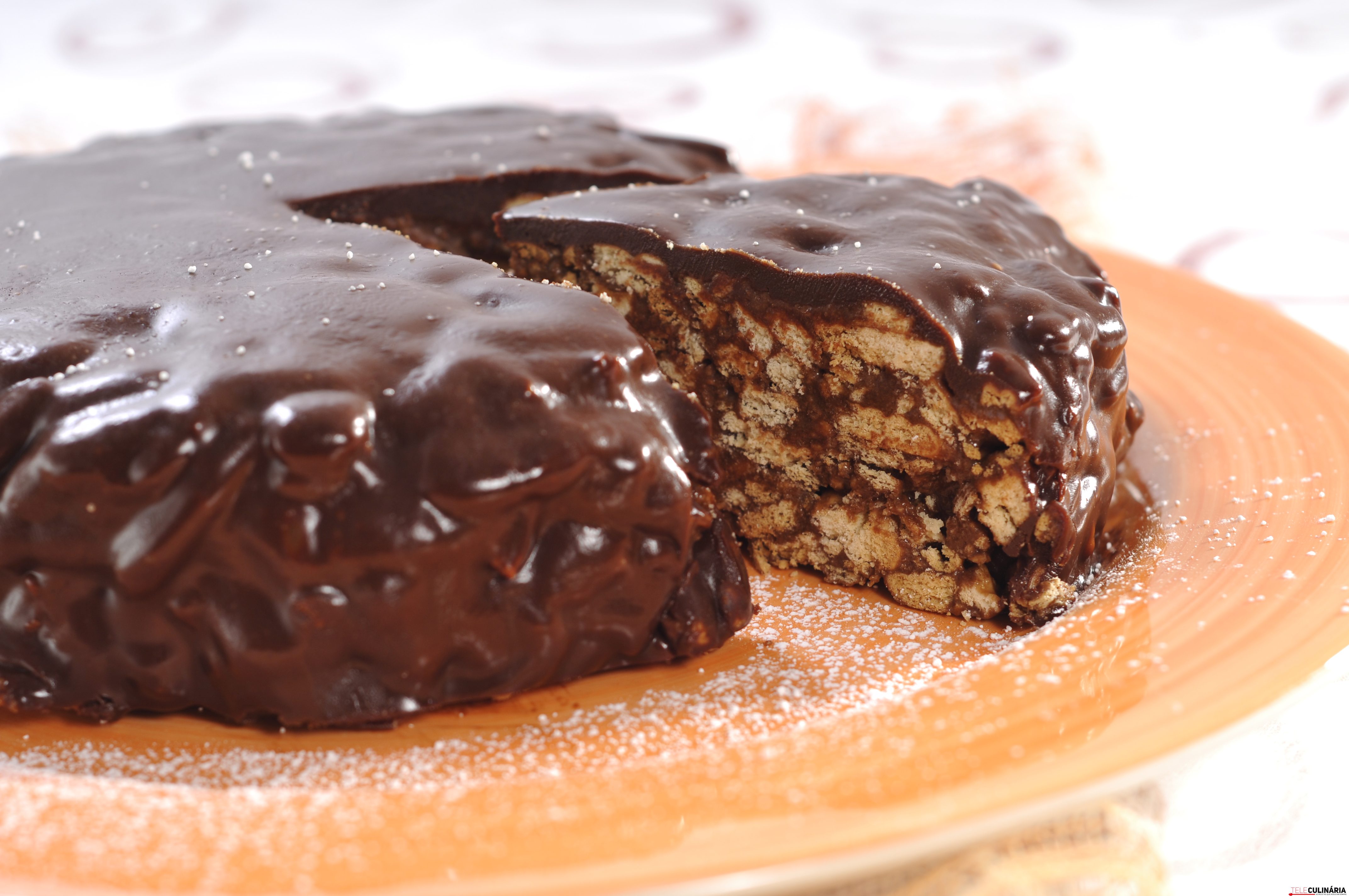 Receita de salame de chocolate enformado