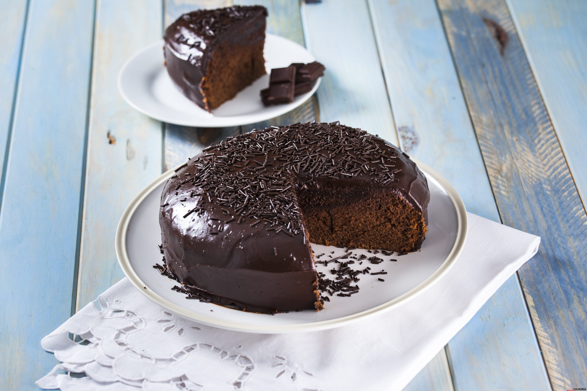 Receita de bolo brigadeiro (robot de cozinha)