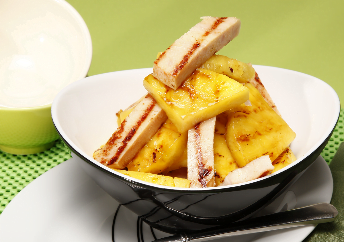 Abacaxi com peru fumado