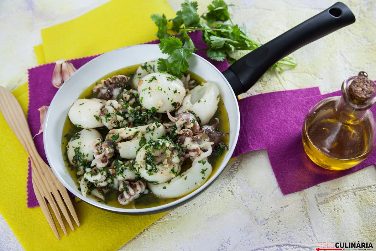 Receita de chocos de coentrada