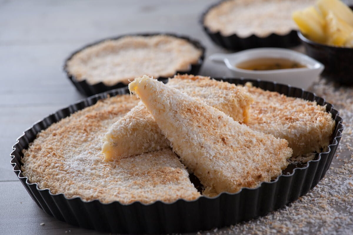 Tarte tropical de coco