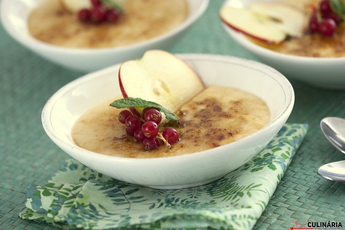 Leite-creme de maçã