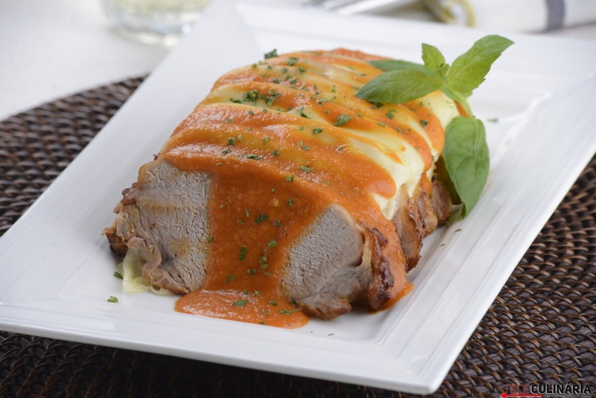 Lombo assado à suíça