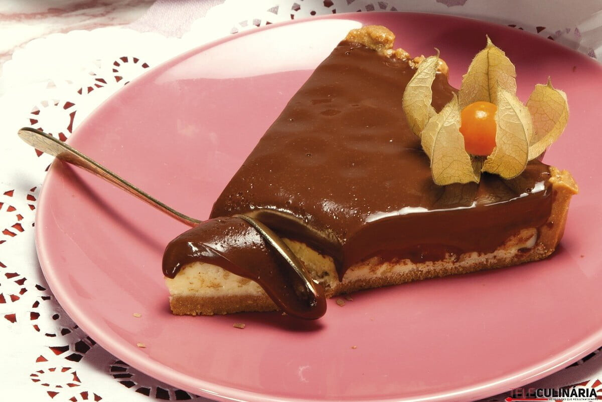 Tarte de dois chocolates- Receita Fácil