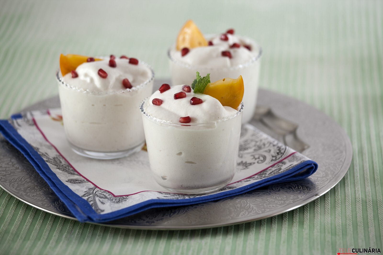 Espuma de frutos de outono