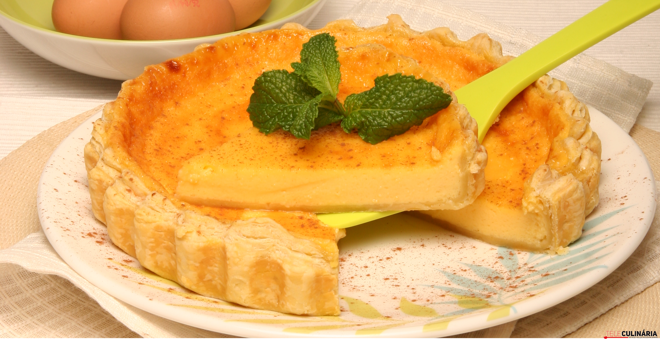 Tarte de pastel de nata (robot de cozinha)