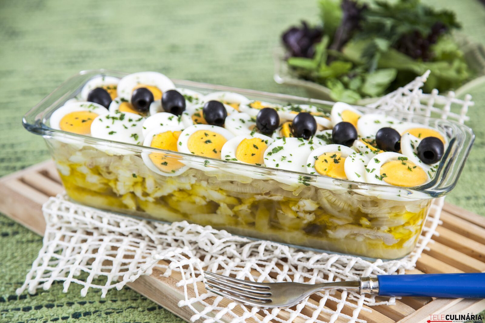 Peixe em camadas (robot de cozinha)