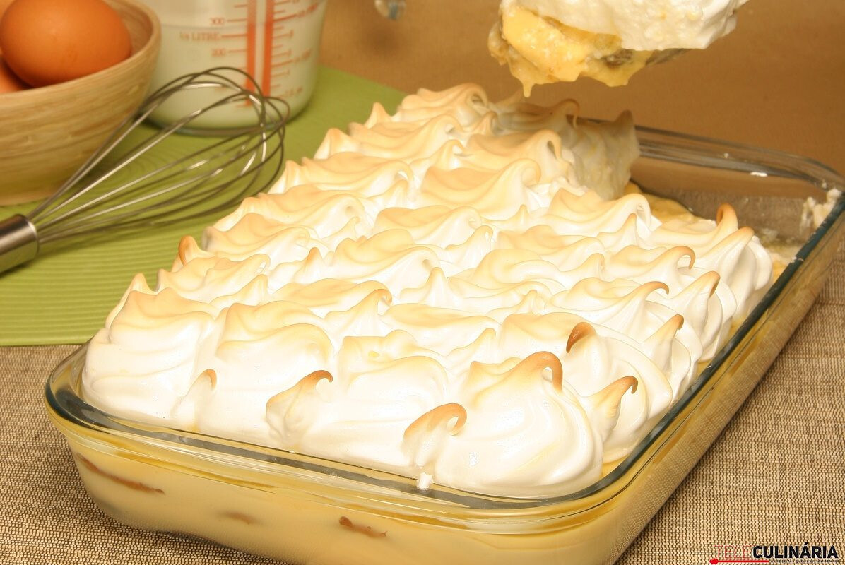 Pavê de bolacha no forno