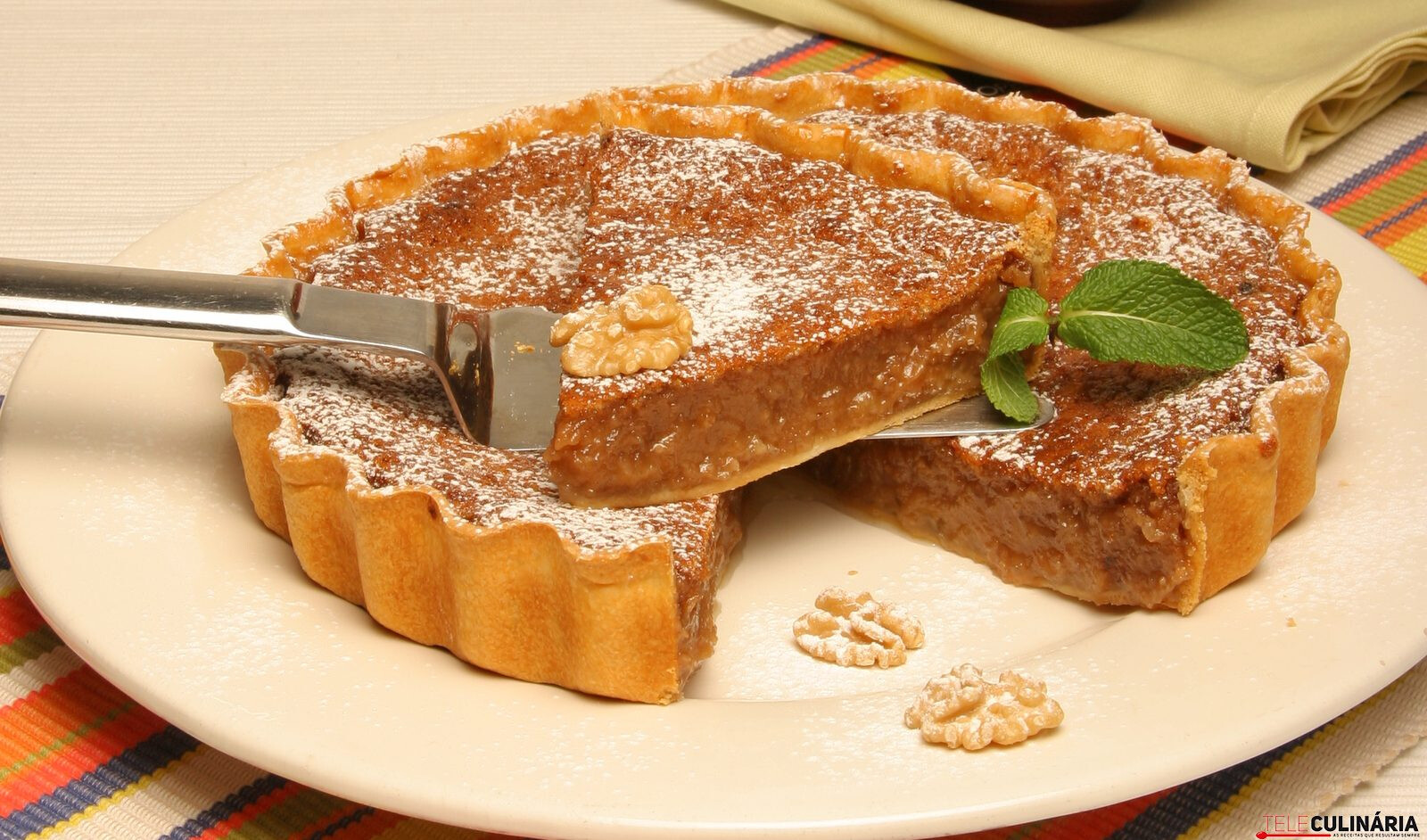 Tarte de gila com nozes