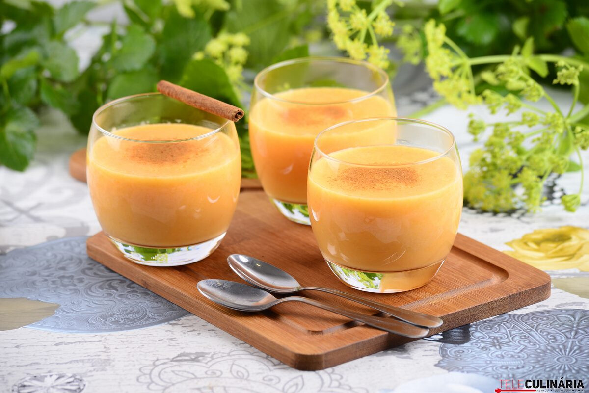 Leite-creme de abóbora